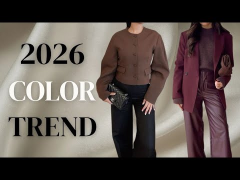 2026 Color Trends You NEED to Try ! | Chic & Elegant Color Combinations 